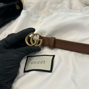 Small Brown Gucci Belt